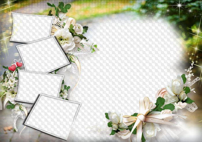 Download gratuito dellimmagine del PNG della cornice di nozze