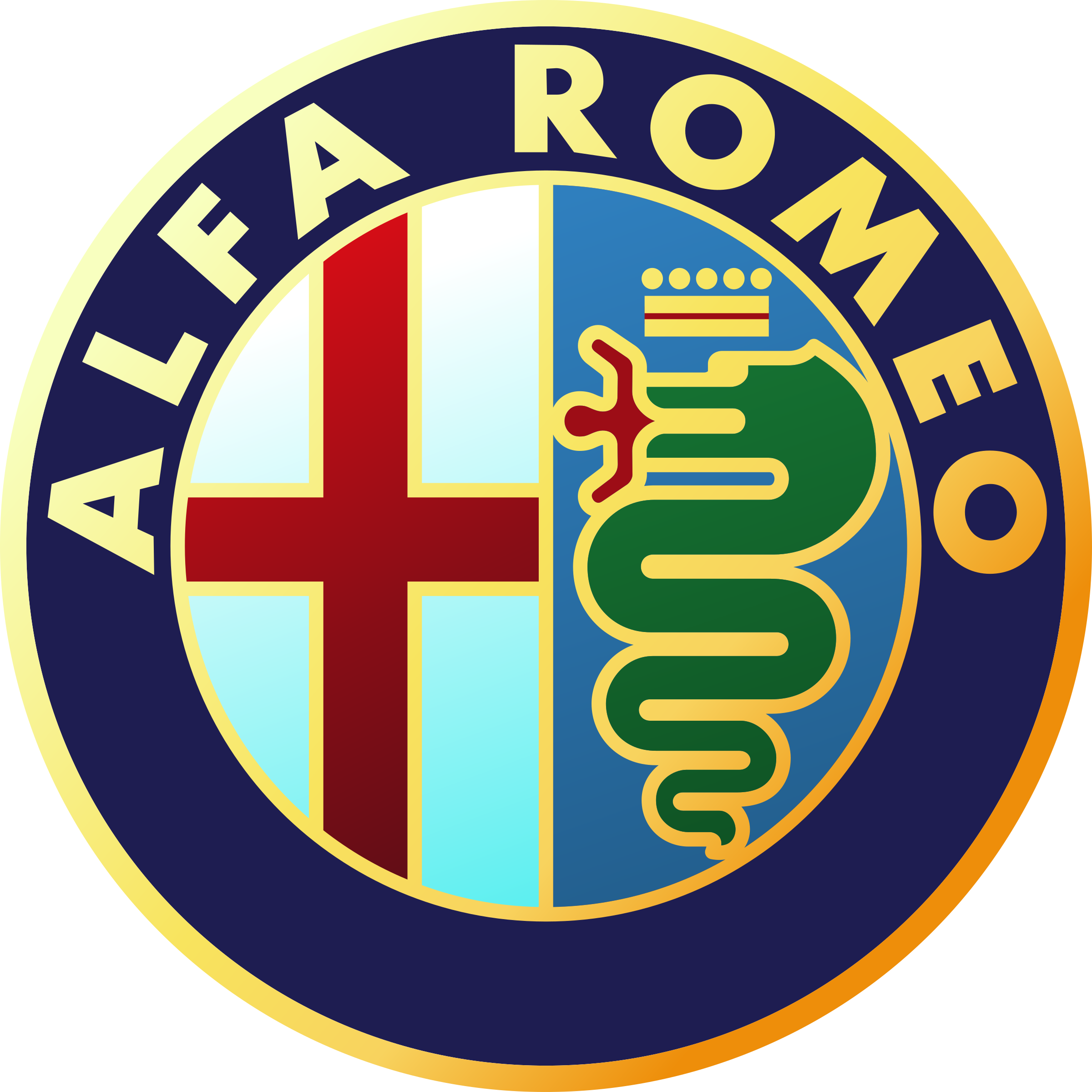 Alfa Romeo Logo PNG Clipart