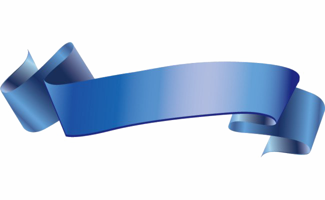 Blue Ribbon PNG Image