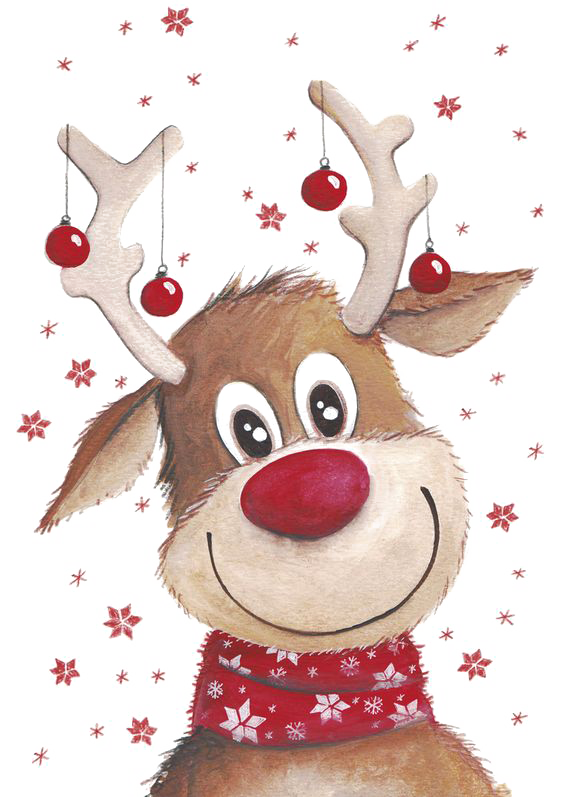 Christmas Reindeer Transparent Background