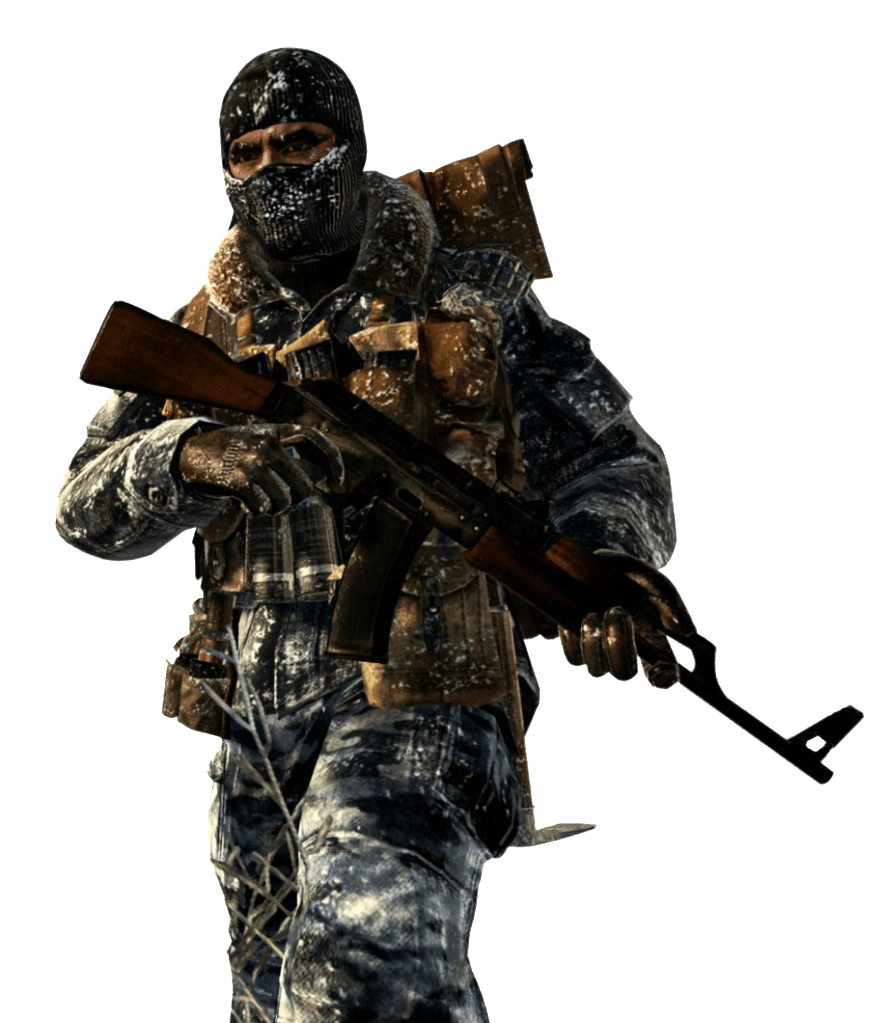 Counter Strike Soldier Transparante achtergrond