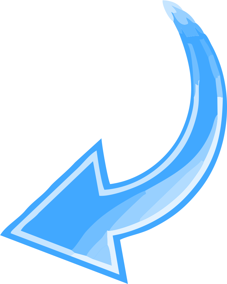 Curved Arrow PNG HD