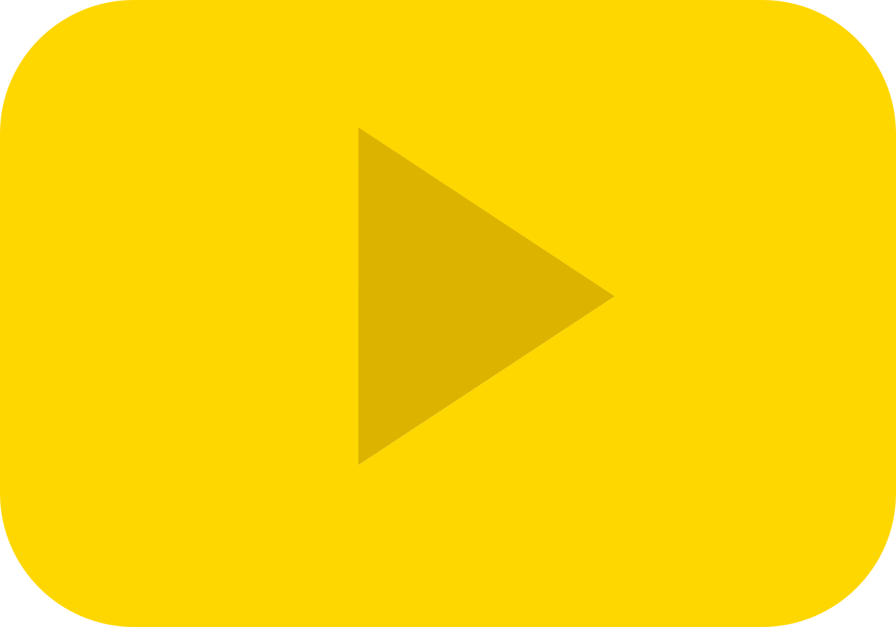 Gold Play Button PNG File