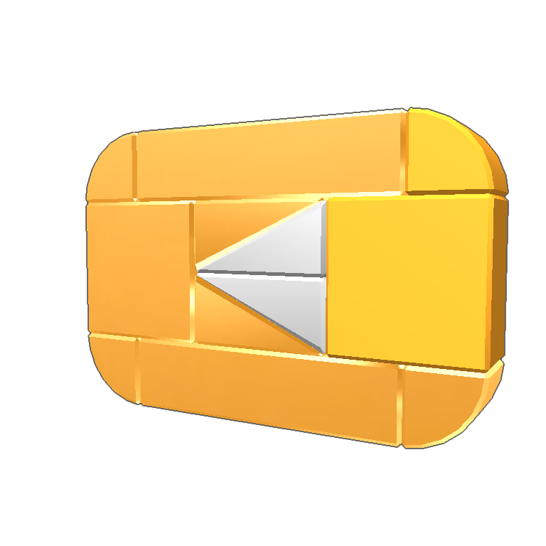 Gold Play Button Transparent Background