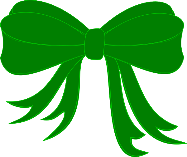 Green Ribbon Background PNG
