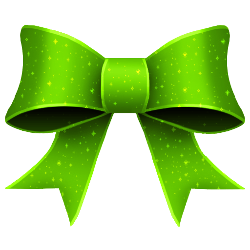 Green Ribbon PNG Background Image