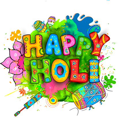 Happy Holi Achtergrond PNG