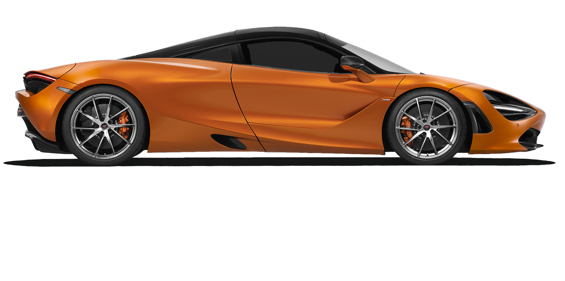 Orange McLaren PNG File