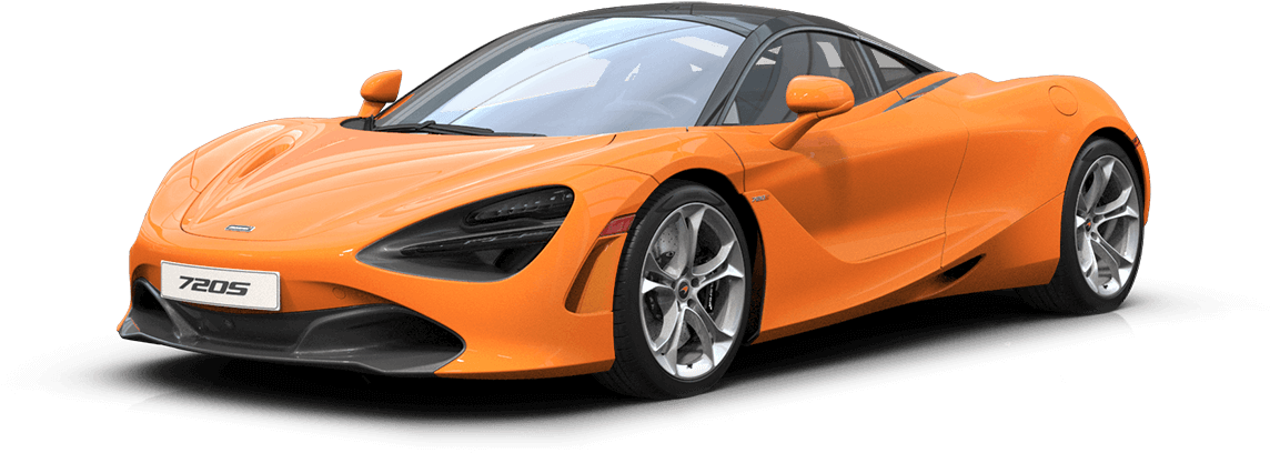 Orange McLaren PNG Image