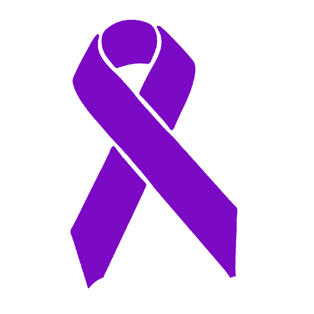 Purple Awareness Ribbon PNG Photo