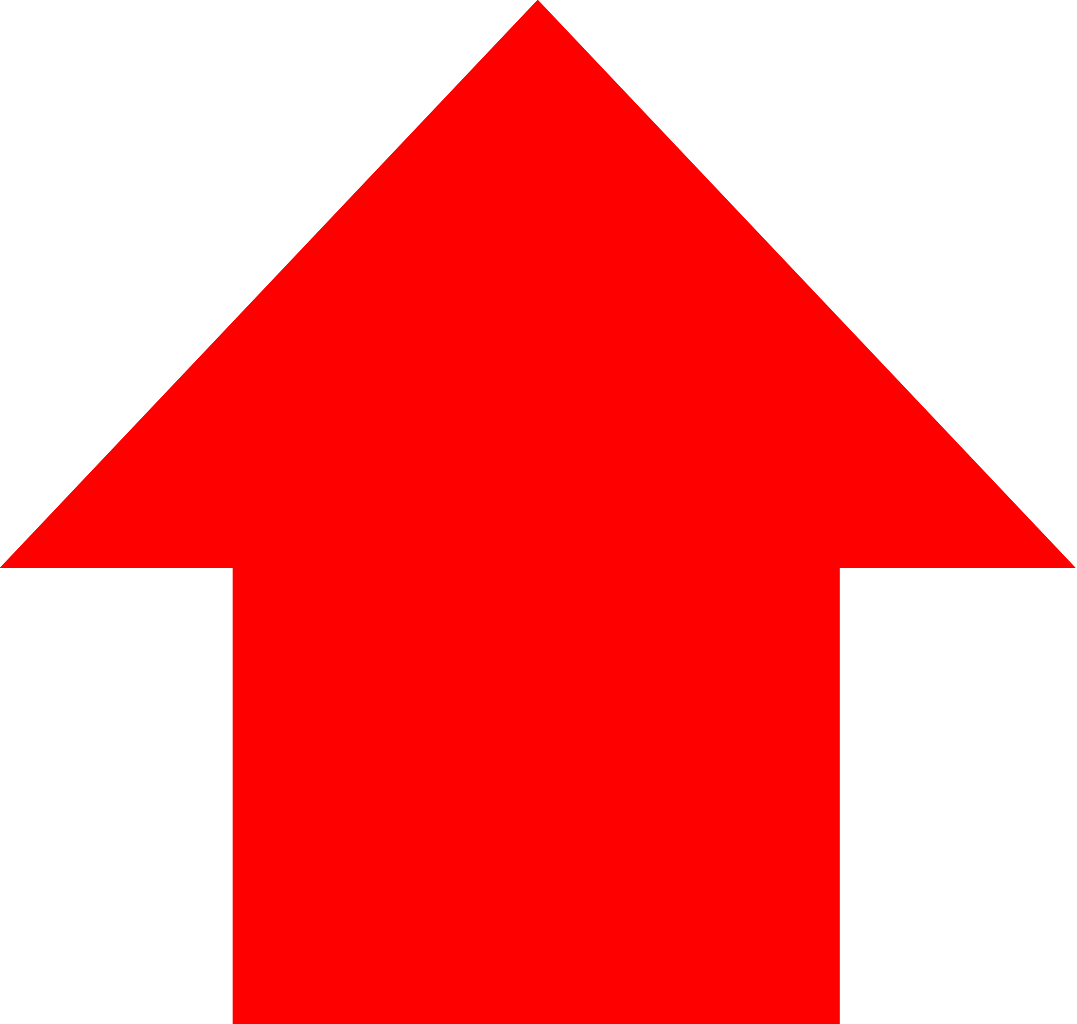 الأحمر arrow ملف PNG