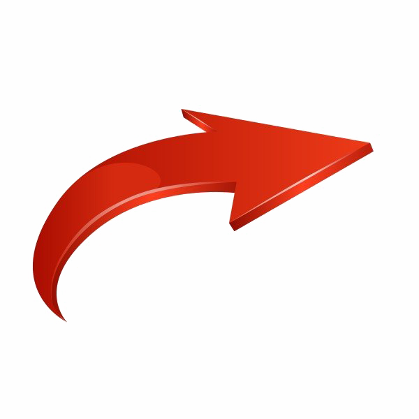 Красная стрелка PNG фото