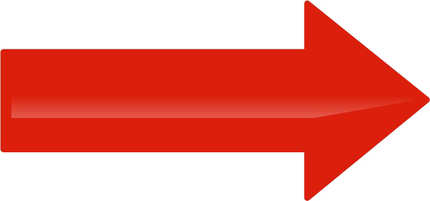 Flèche rouge image PNG Transparente
