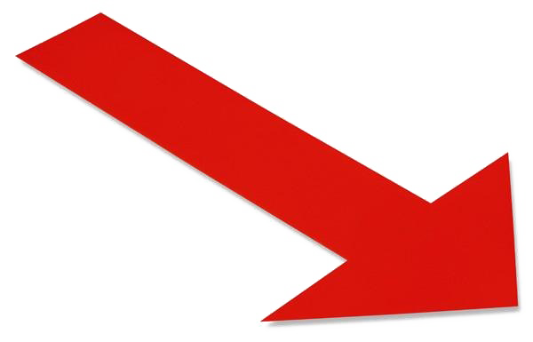 Flèche rouge PNG Transparent