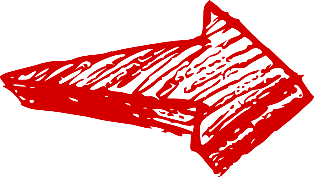 Arrow vermelho transparente PNG