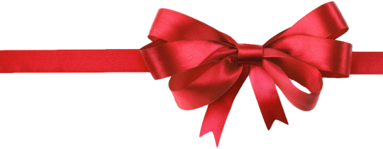 Red Christmas Ribbon PNG Background Image