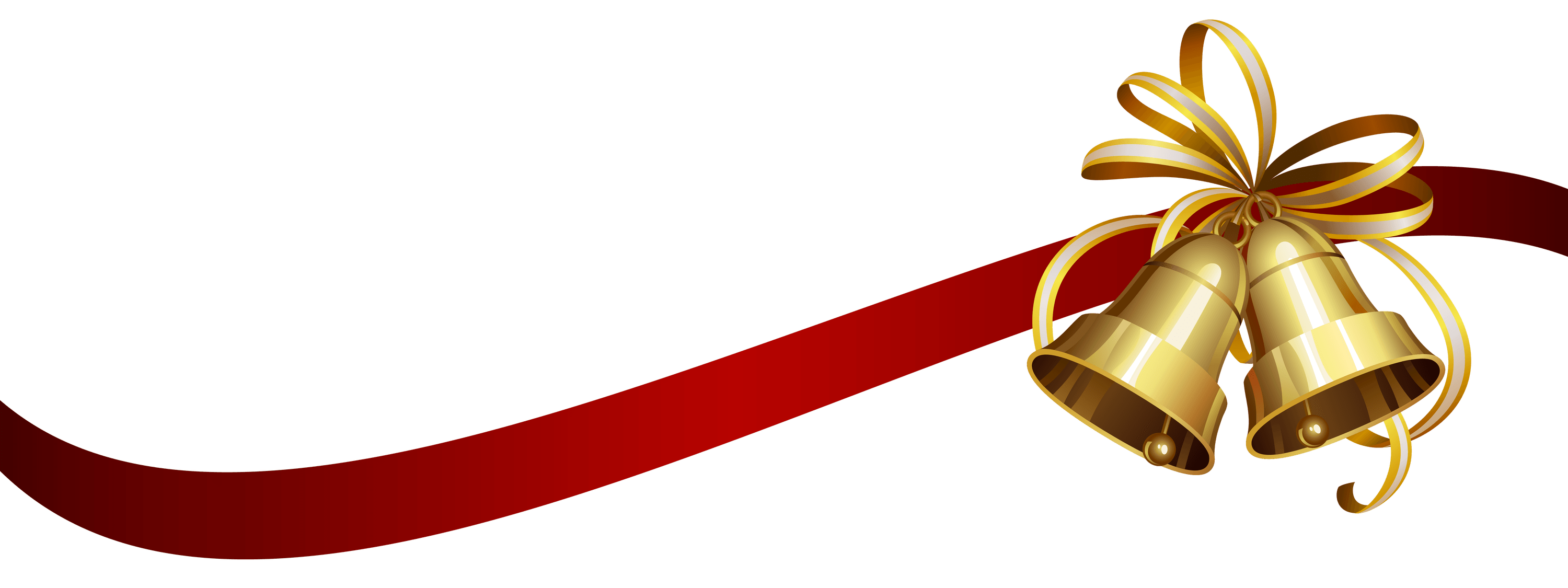 Red Christmas Ribbon Transparent Background