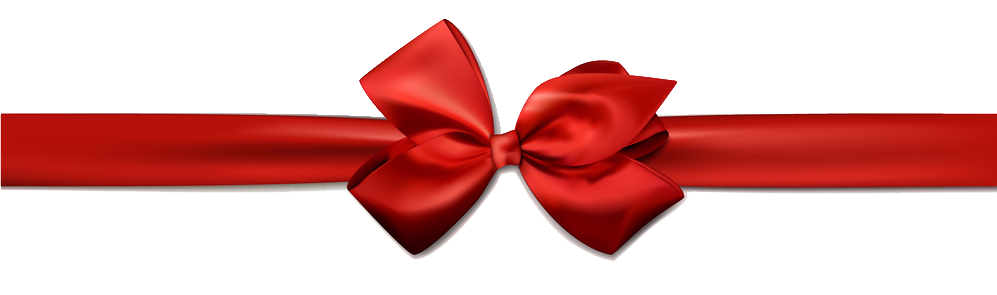 Red Christmas Ribbon Transparent Images PNG | PNG Mart