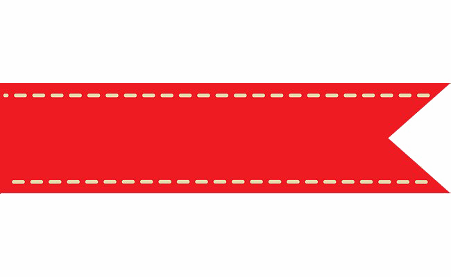 Red Ribbon Banner PNG Pic