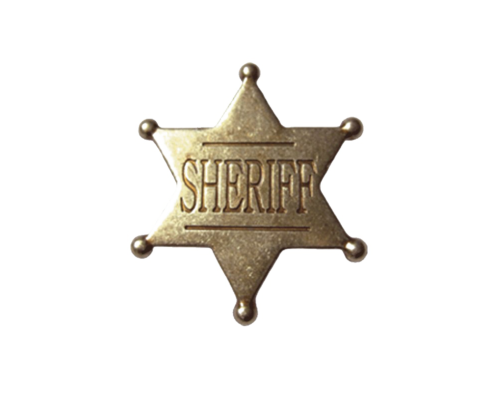 Sheriff Badge PNG Transparent Image