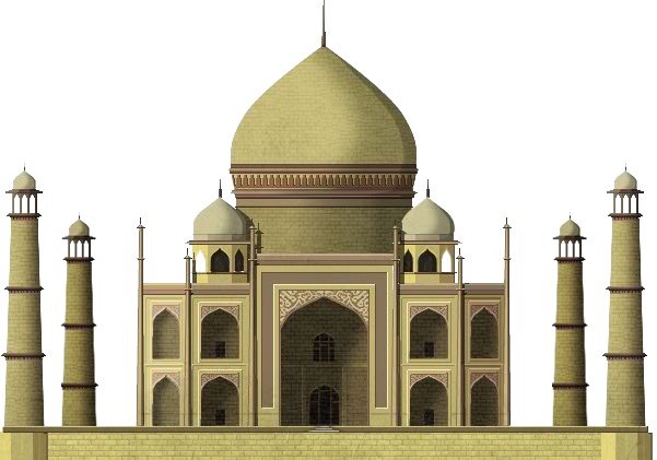 Taj Mahal Fort PNG Transparent Image