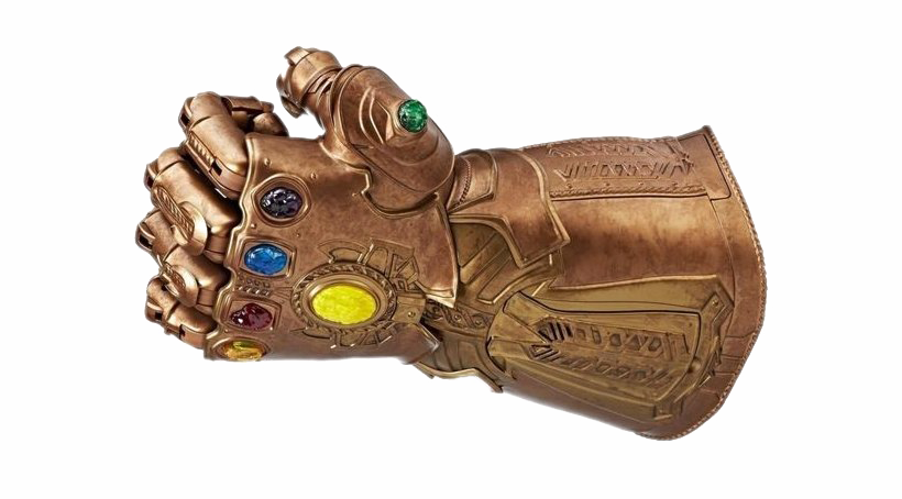 Thanos Infinity Stone Gauntlet PNG File