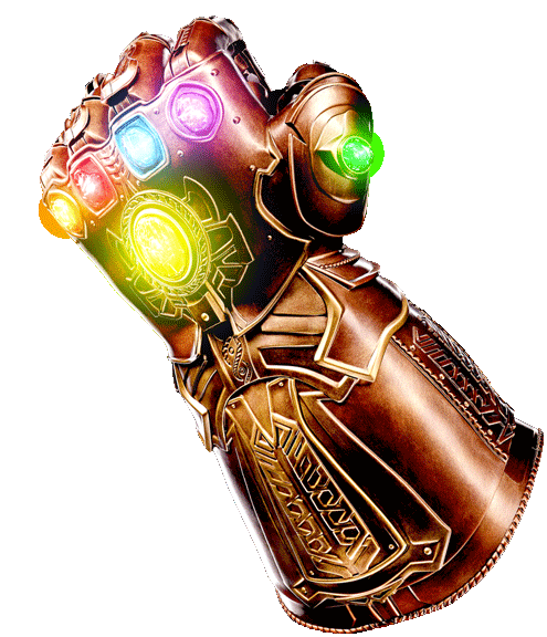Thanos Infinity Stone Gauntlet PNG HD