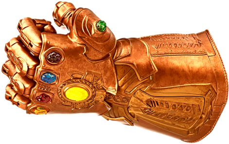 Thanos Infinity Stone Gauntlet PNG-afbeelding