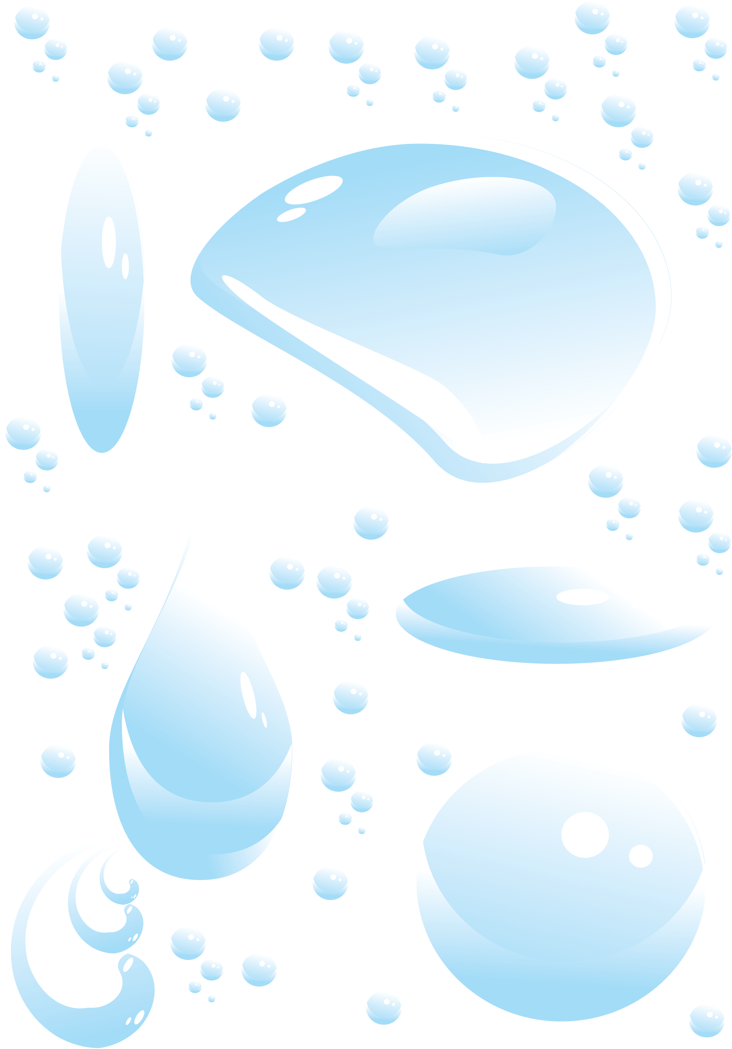 Воды пузырьки PNG прозрачная картина