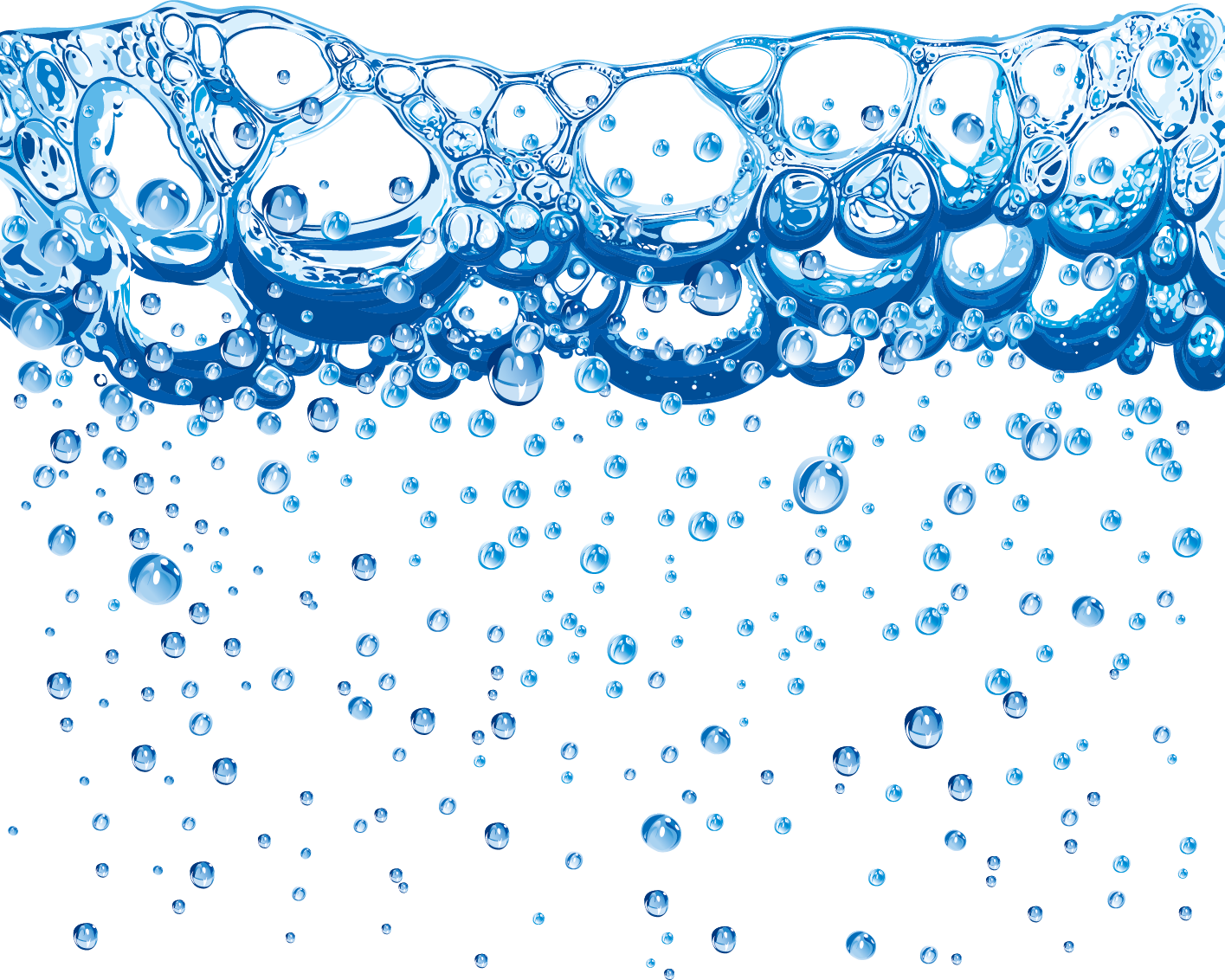 Воды пузырьки прозрачный фон