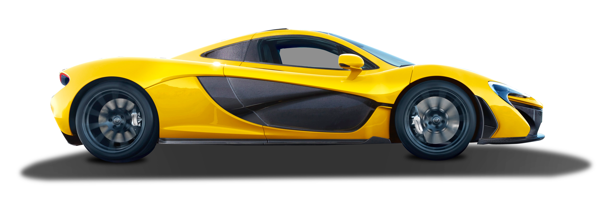 พื้นหลังสีเหลือง McLaren โปร่งใส