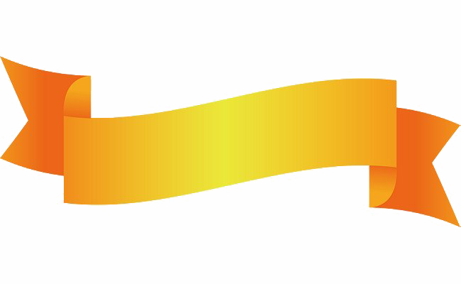 Yellow Ribbon PNG Image