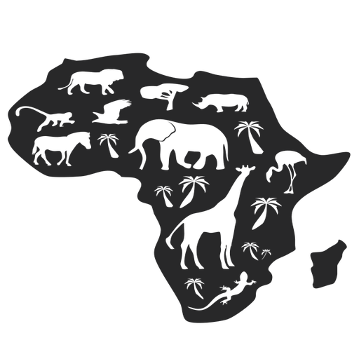 Africa Map PNG Isolated Image