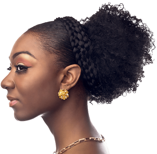 African American Woman PNG Isolated Photo
