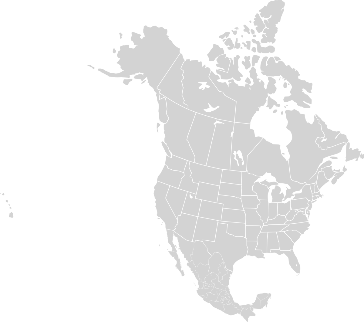 America Map PNG Pic