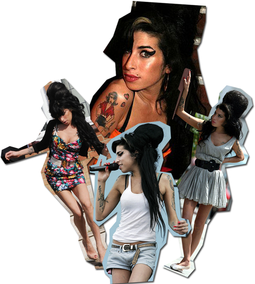 Amy Winehouse PNG Isolated File