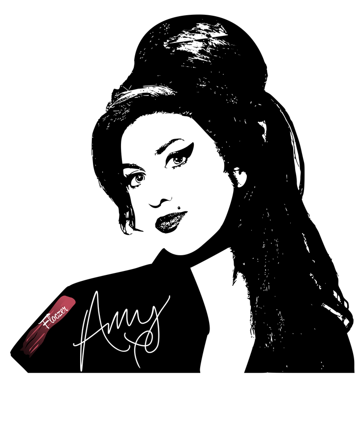 Amy Winehouse PNG Isolated HD