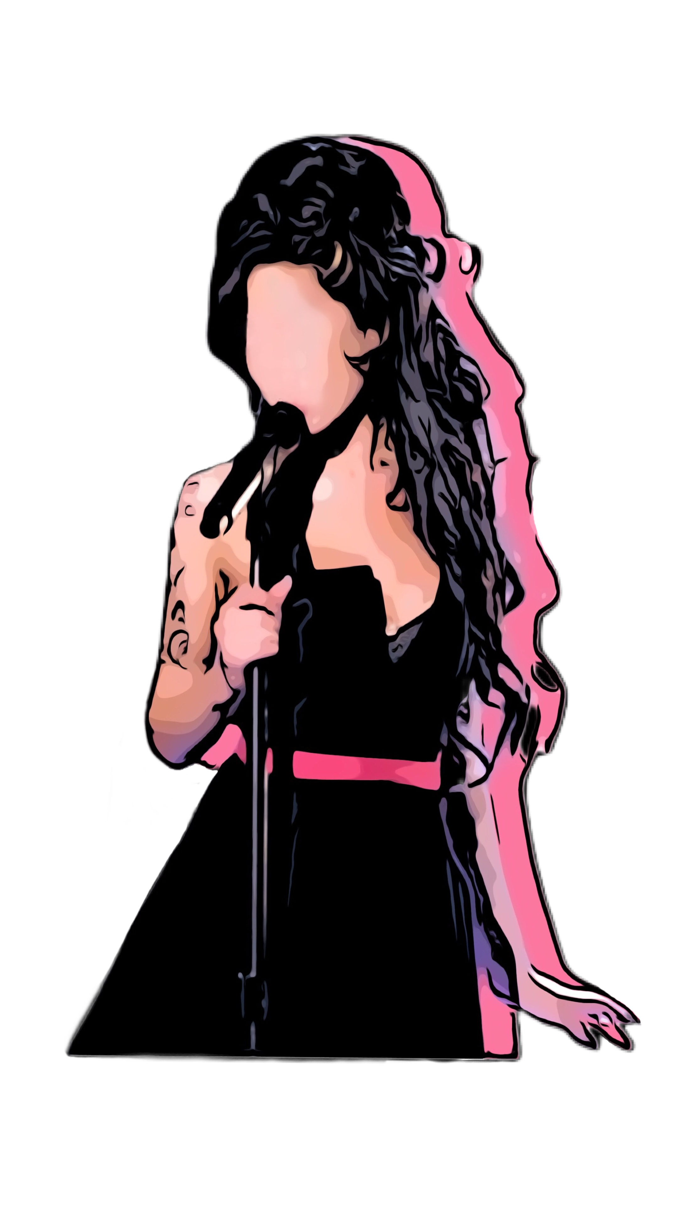 Amy Winehouse PNG Isolated Photos