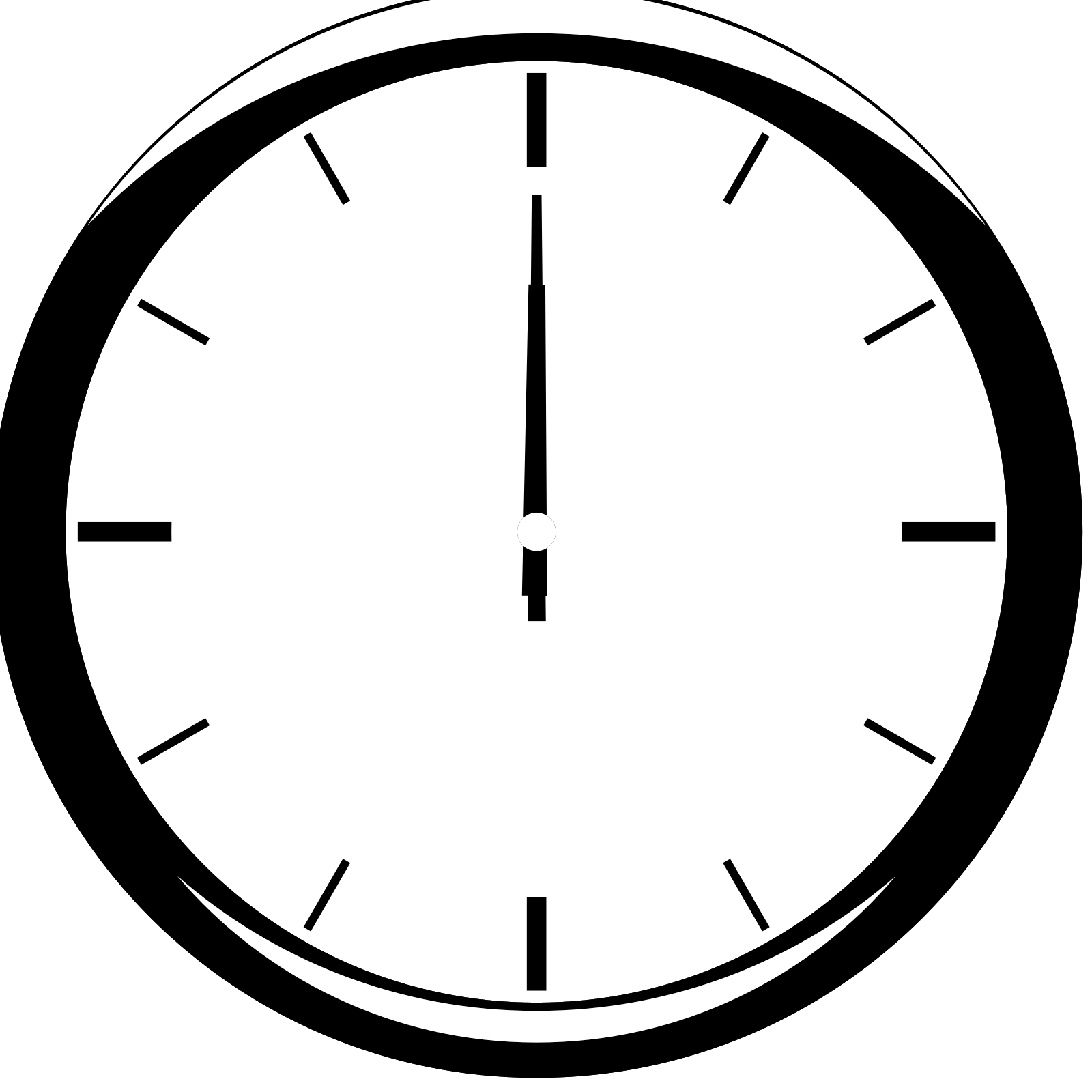 Analog Clock PNG Isolated Image