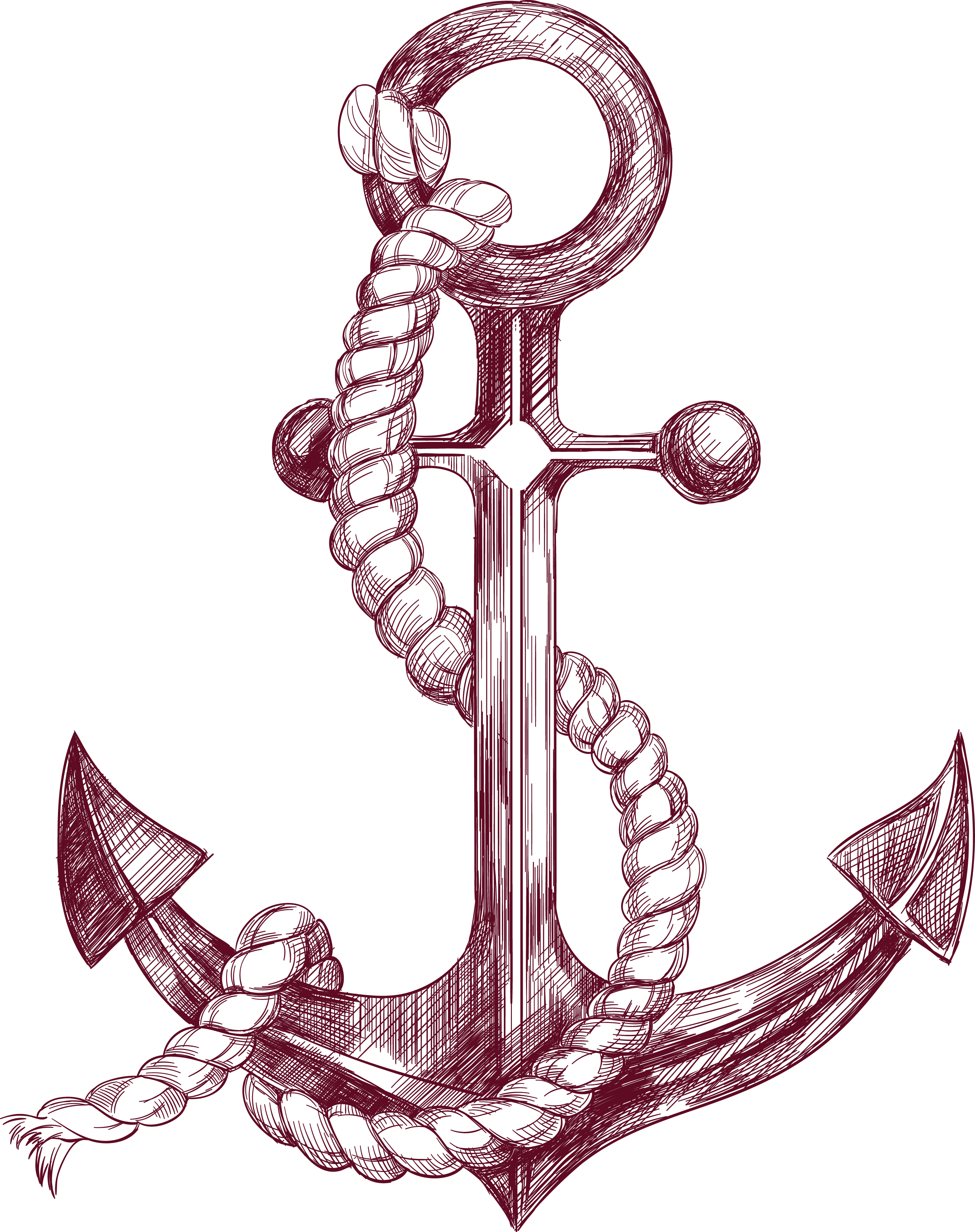 Anchor Tattoo PNG Photo