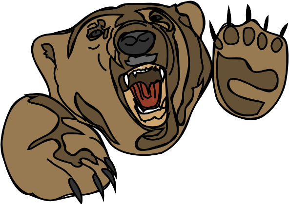 Angry Bear PNG