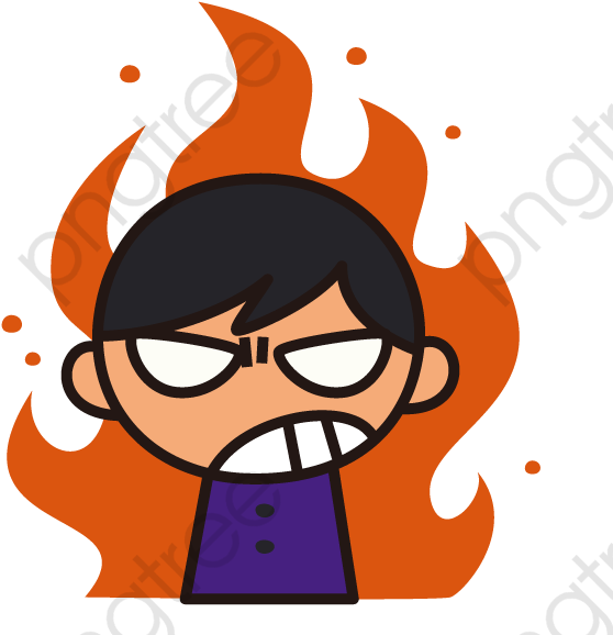 Angry Boy PNG Picture