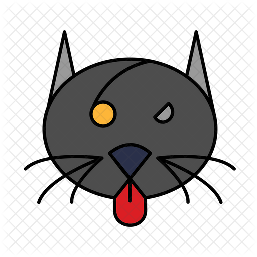 Angry Cat PNG Isolated Image