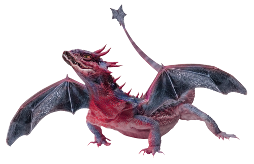 Anime Dragon PNG Isolated Photo
