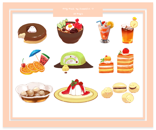 Anime Food PNG Clipart