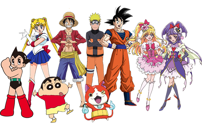 Anime Group Download PNG Image