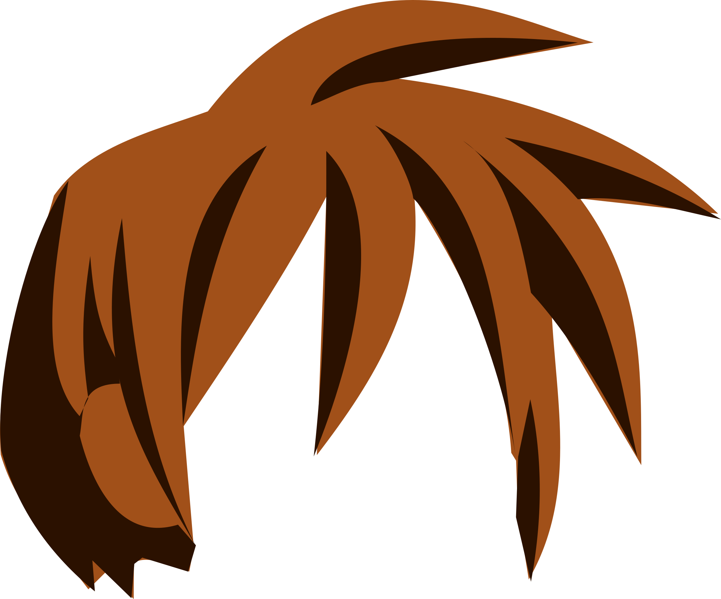 Anime Hair PNG Clipart