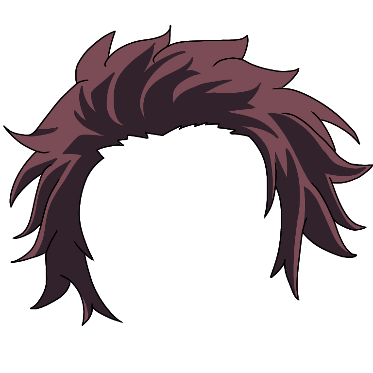 Anime Hair PNG File | PNG Mart