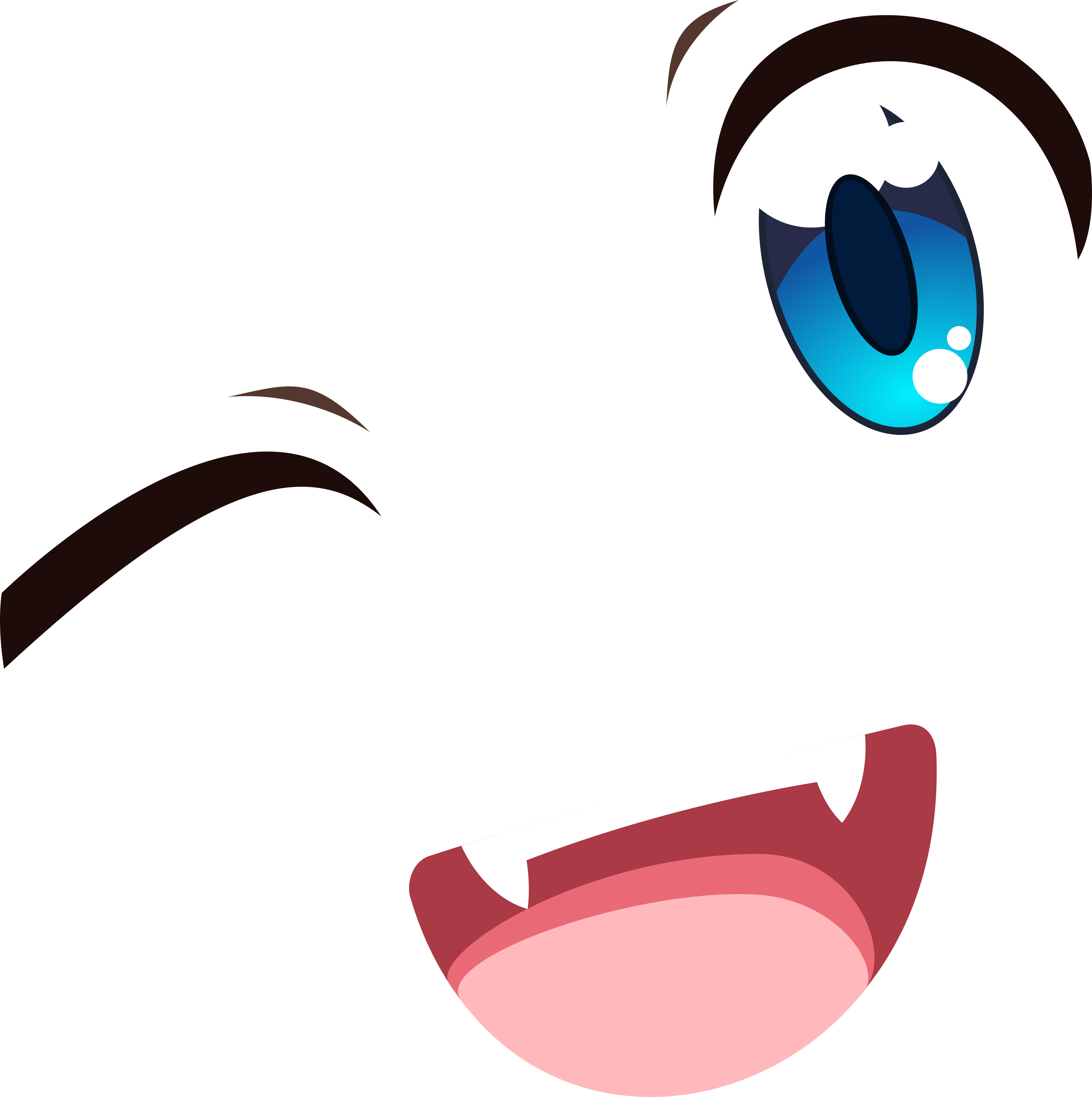 Anime Mouth PNG Isolated Photo